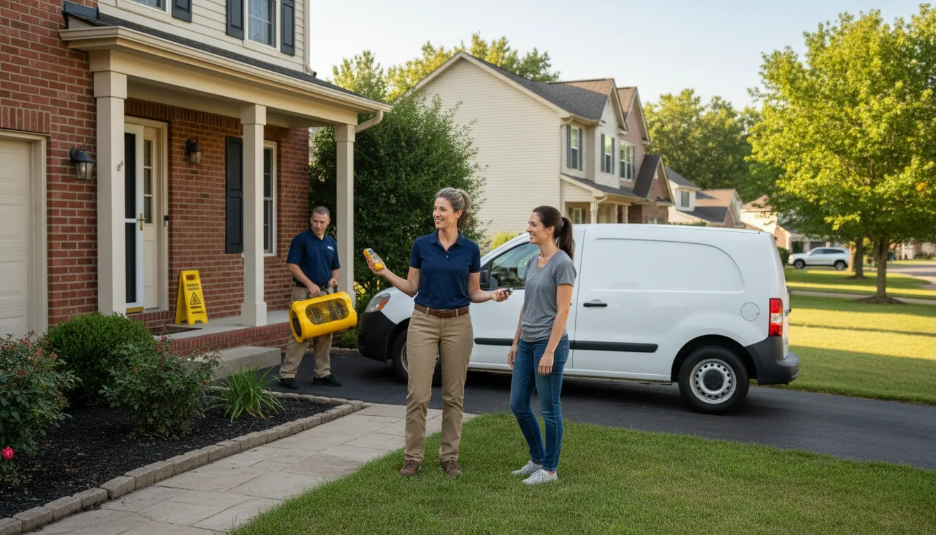 Residential water damage restoration in Swanlake, ID